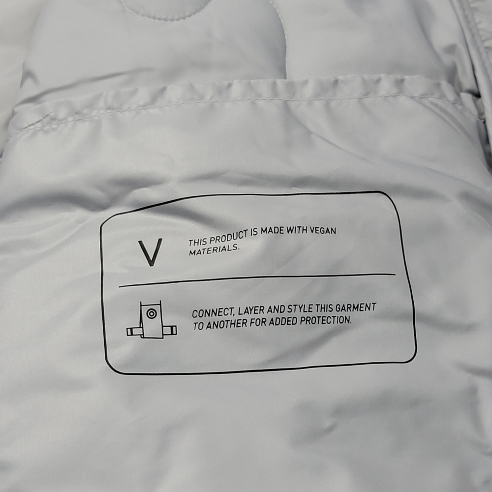 adidas Men's Nuganic Light Insulation Jacket Vest Gray IS1262 Size 2XL New - Picture 7 of 11